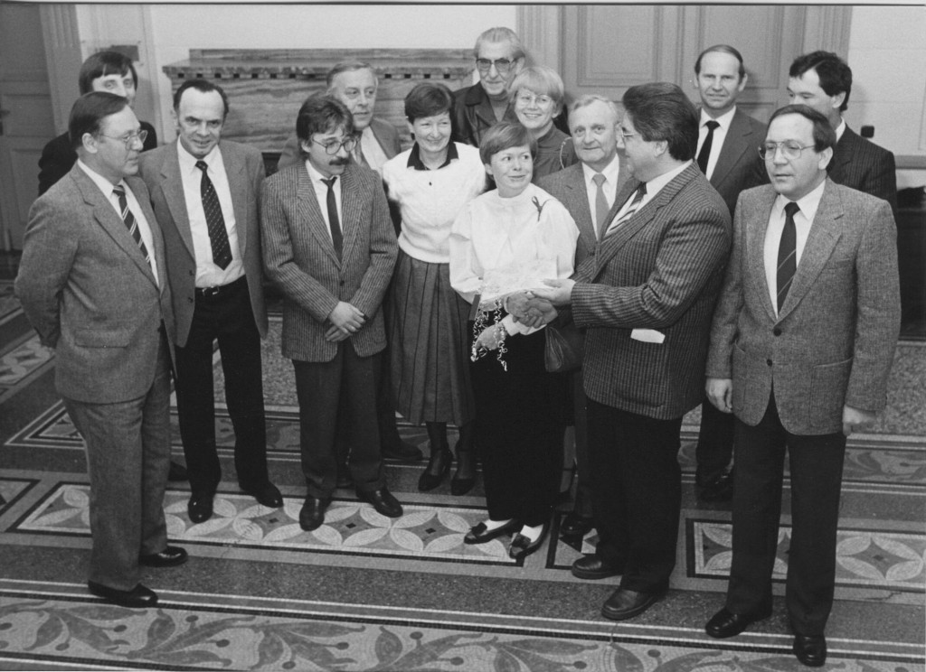 Verabschiedung von Ratsmitgliedern 1984