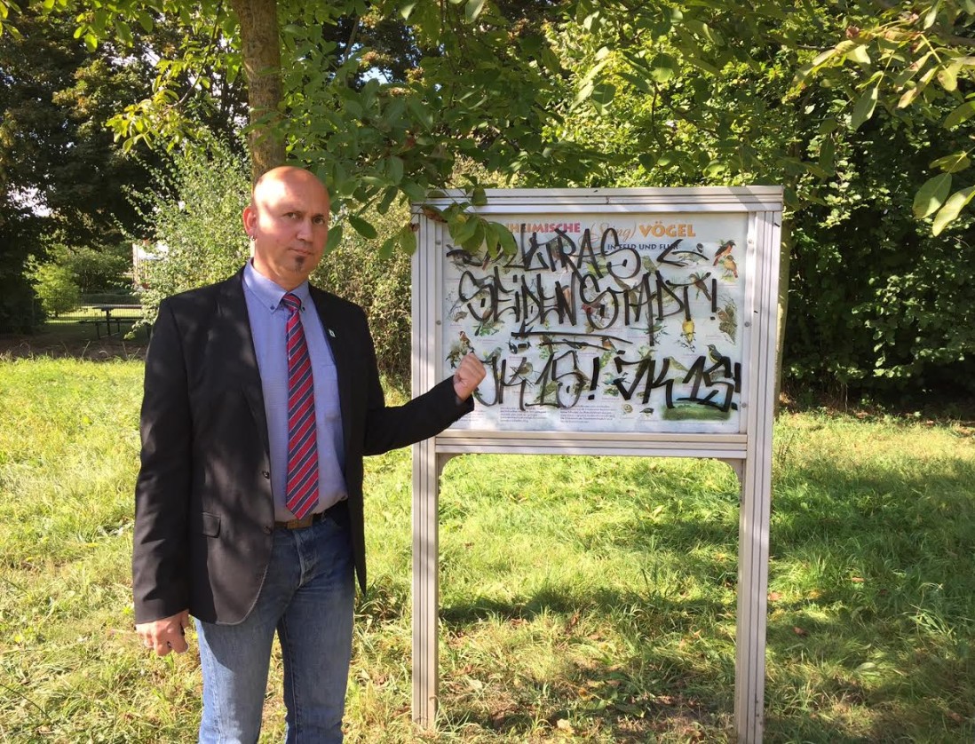 Vandalismus: Markus Gather ist sauer